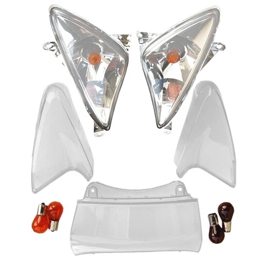 Set Gemmes Clignotants Stop Trasparents Yamaha 500 2003 2004 2005