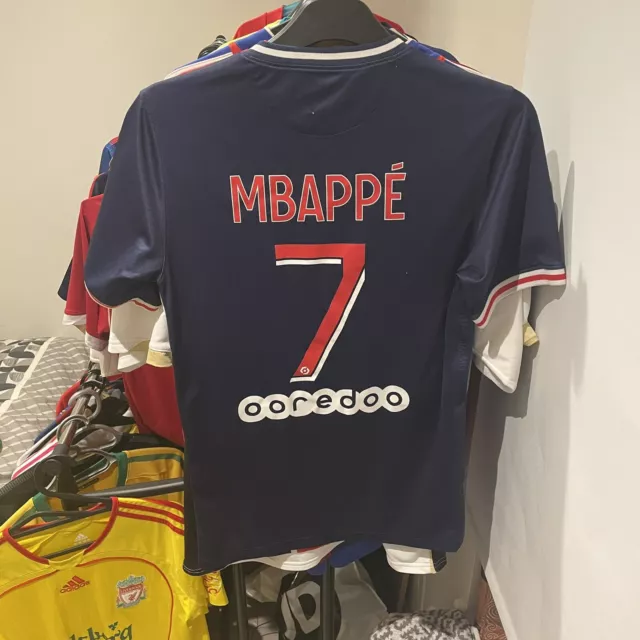 PSG home football shirt 2020/21 Mbappe 7 size s