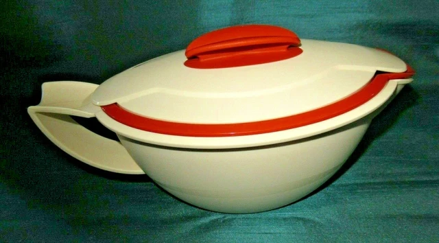 Saucière Iso Duo Tupperware 400 Ml Blanc Mûre + Cuillère - Conservation Aliments
