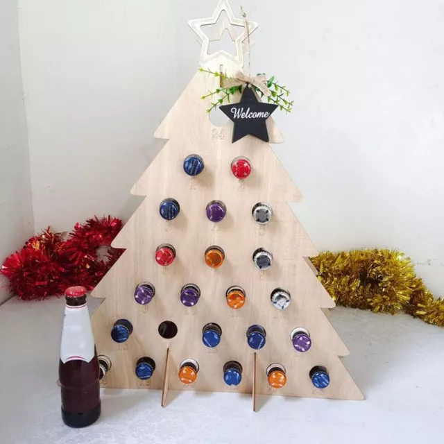 Wine And Spirits Gifts Frame Wine Rack Christmas Advent Calendar Christmas Tree