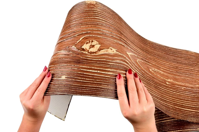 Acrilico Pulizia Facciata 3D Verkleidung-Holz Rivestimento Muro Esterno E