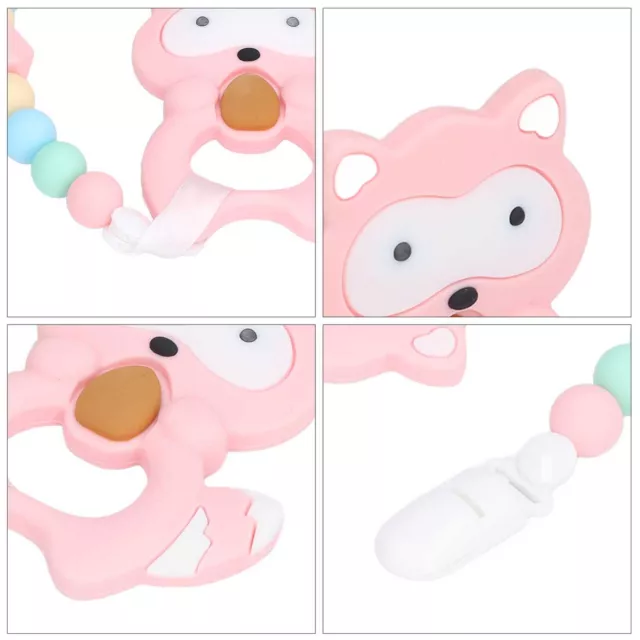 Baby Teethers Food Grade Teething Silicone Baby Safe Pendant Sensory Teethers