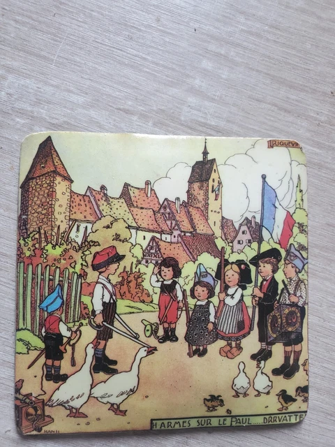 Petite Plaque Emaillee De Hansi