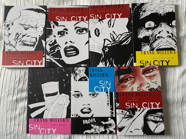 Sin City TPB Lot 1-7 Frank Miller Dark Horse Comics