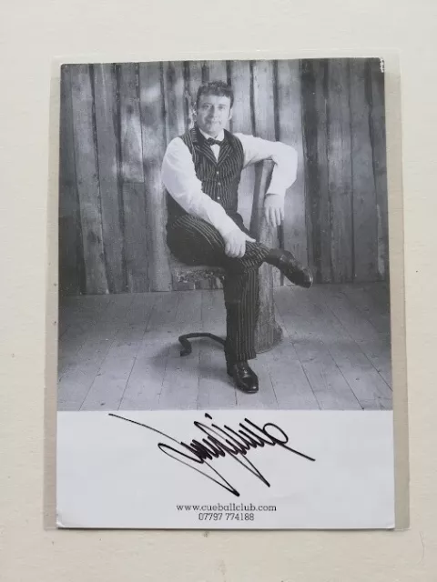 Jimmy White Snooker Legend Hand-Signed Photocard