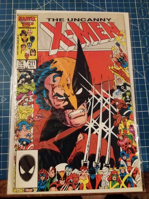 Uncanny X-Men vol.1 #211 1986 High Grade 7.5/8.0 Marvel Comic Book H4-255