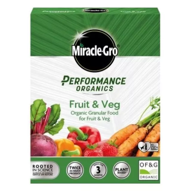 Miracle-Gro Performance Organics Fruit & Veg Plant Food Feed New