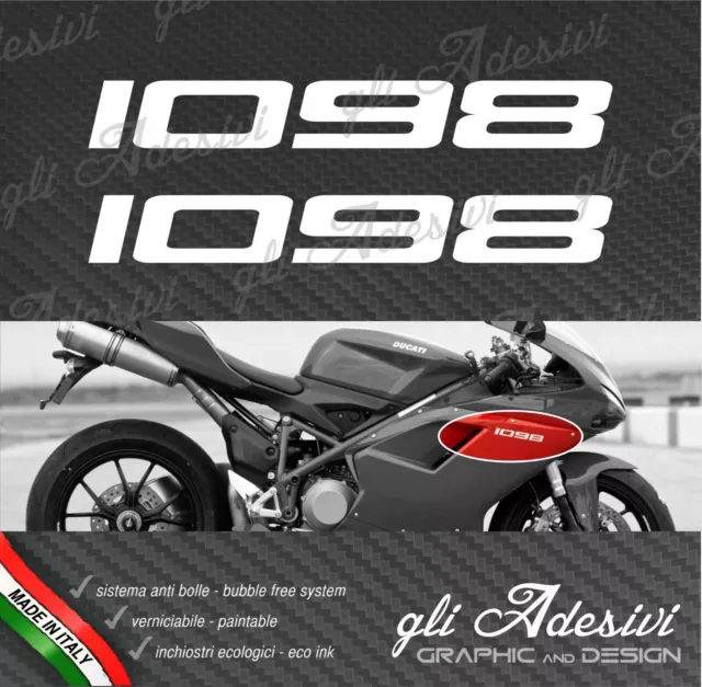 Adesivi Per Motocicletta Da Strada Ducati 1098S - Star Sam