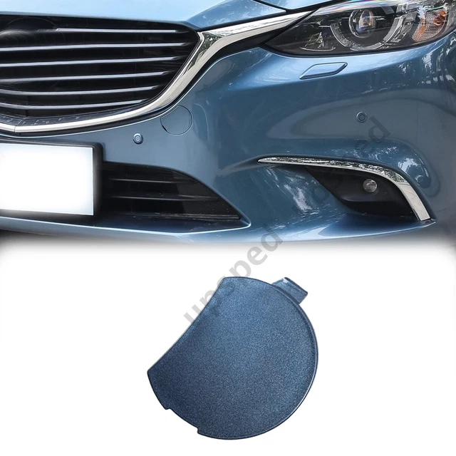 BLUE FRONT BUMPER Towing Tow Hook Hole Eye Cover Cap For Mazda 6 Atenza