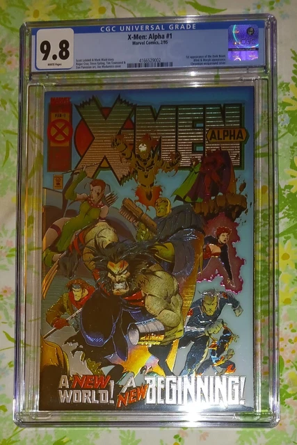 X-Men: Alpha #1 CGC 9.8 Chromium wraparound cover. Marvel Comics 02/1995 (NM/M)