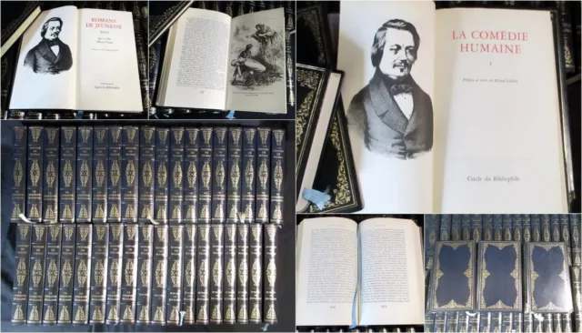 Honoré de BALZAC. Oeuvres Complètes. 36 volumes. Cercle du Bibliophile. 1965/68.