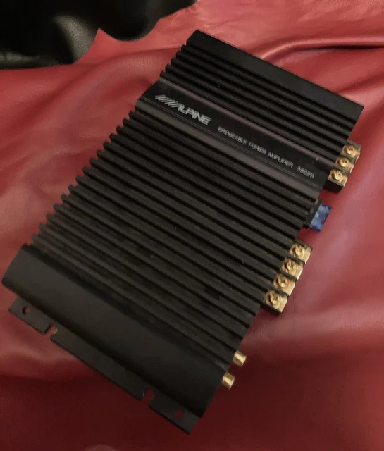 ALPINE 3522S OLD School Car Audio Power Amplifier. Made In Korea