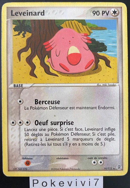 Carte Pokemon LEVEINARD 19/112 Rare Bloc EX Rouge Feu Vert Feuille FR OCCASION