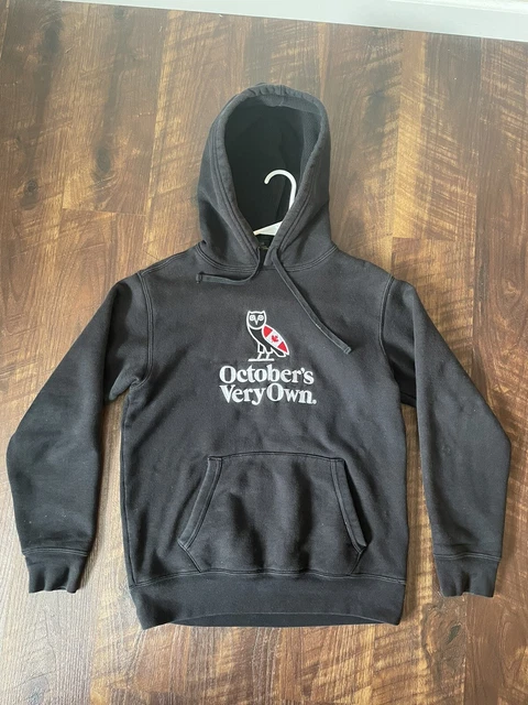 Octobers Very Own OVO Canada Owl Sweatshirt Hoodie Size Xs Mens Black