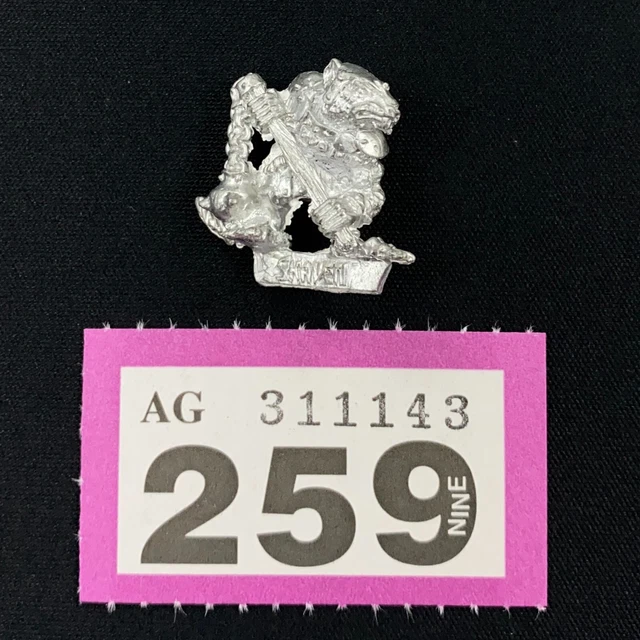 Citadel Warhammer 1985 - Skaven C47 Flench Packlord Ratmen - Miniature Non Dipinte Non Assemblate