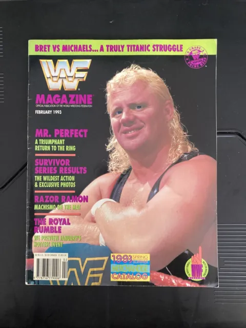 (WWE) WWF Magazine February 1993 *RARE* Mr Perfect Razor Ramon Royal Rumble