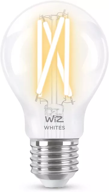 WiZ Tunable LED Lampe, E27 ,dimmbar,806 lm, 60W, WLAN weiss "wie neu"