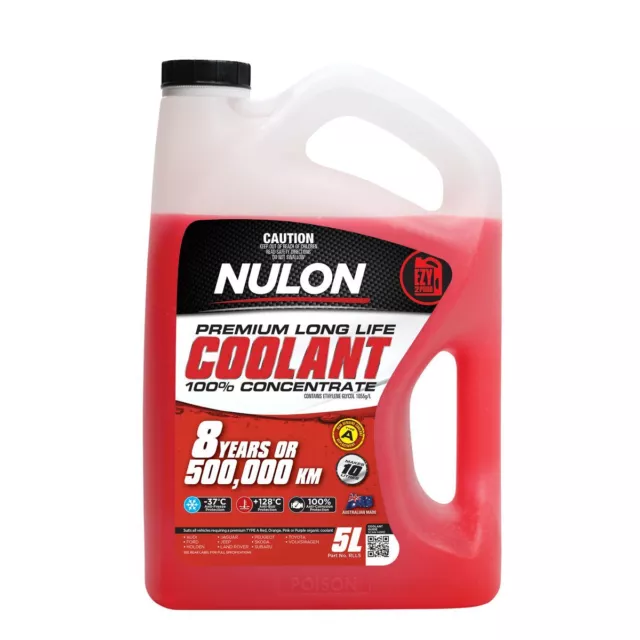 Nulon Coolant Red Long Life Concentrate 5L