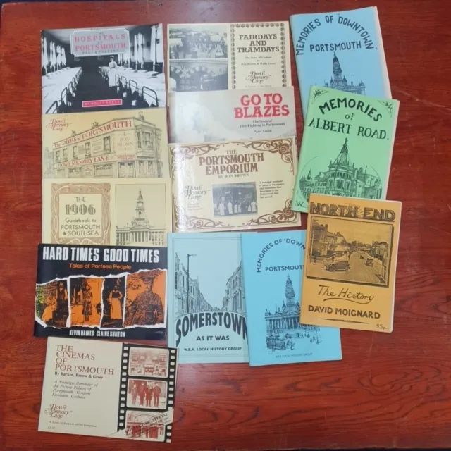 13 booklets local history Portsmouth Southsea
