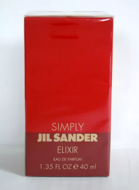 JIL SANDER Simply Elixir 40 ml eau de parfum EDP spray NUOVO IMBALLO ORIGINALE in PELLICOLA