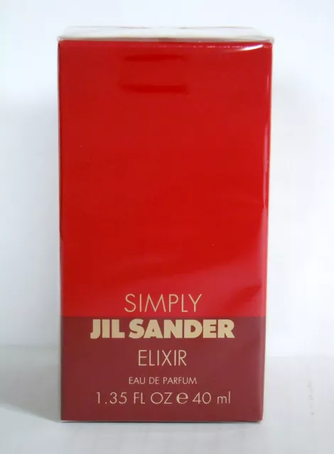 JIL SANDER Simply Elixir  40ml Eau de Parfum EDP Spray  NEU OVP in FOLIE