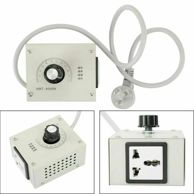 4000w ac 220v variable voltage controller for fan speed motor dimmer s8