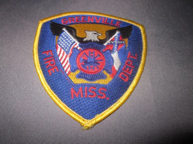 Vintage GREENVILLE MIss. FIRE DEPT PATCH