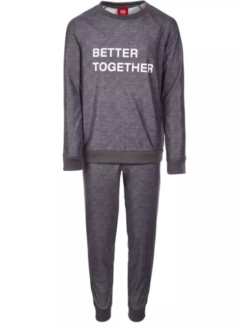 FAMILY PAJAMAS Toddler Kids' Better Together Pajama Set sz 2T / 3T Gray