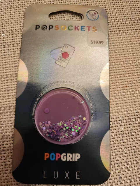 PopSockets Premium Sparkle ✨ Glitter Lilac Purple Lavender PopSocket Pop  Socket