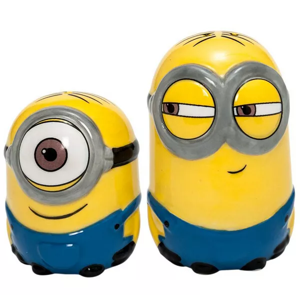 Minions Salz- und Pfefferstreuer, Ich einfach Unverbesserlich, 2 er Set, Keramik