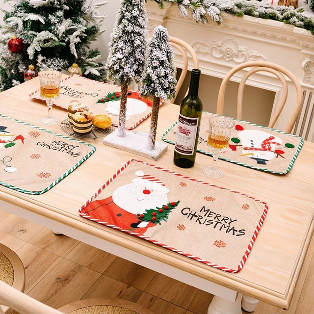 Tout Neuf Lieu Tapis Set de Table Creative Brodé Napperon Décor Maison