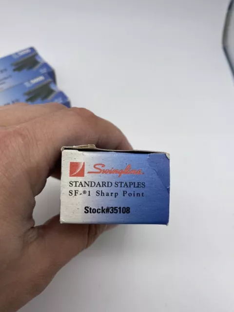 3 Boxes Swingline Standard Staples S.F.1 Sharp Point 5000 Count 210 Per Strip 3