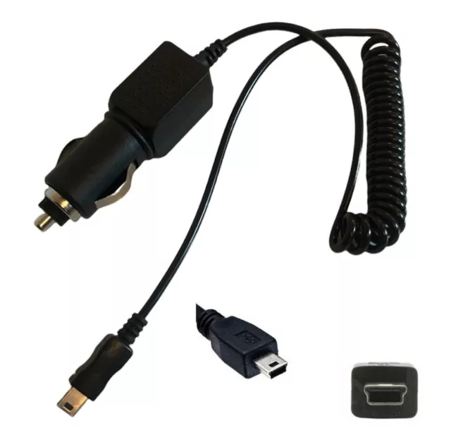 Mini USB Sat Nav Car Charger Garmin, TomTom, Binatone, Navman & more Compatible