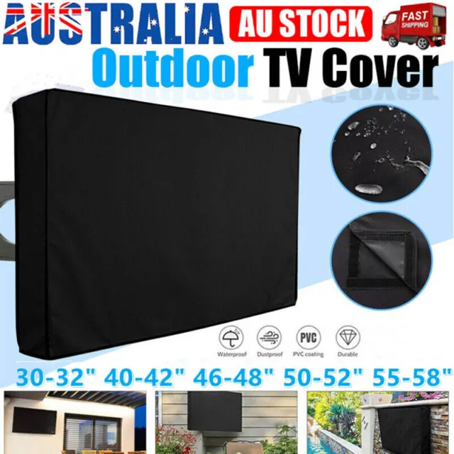 30-58 Inch Dustproof Waterproof TV Cover Outdoor Patio Flat Television Protector