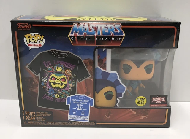 Masters Of The Universe Funko Pop Evil Lynn & T-Shirt (Xl) Targetcon- New
