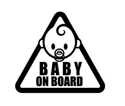 Adesivo Baby on Board Adesivo Auto Tuning JDM DECAL New Born Baby bambino