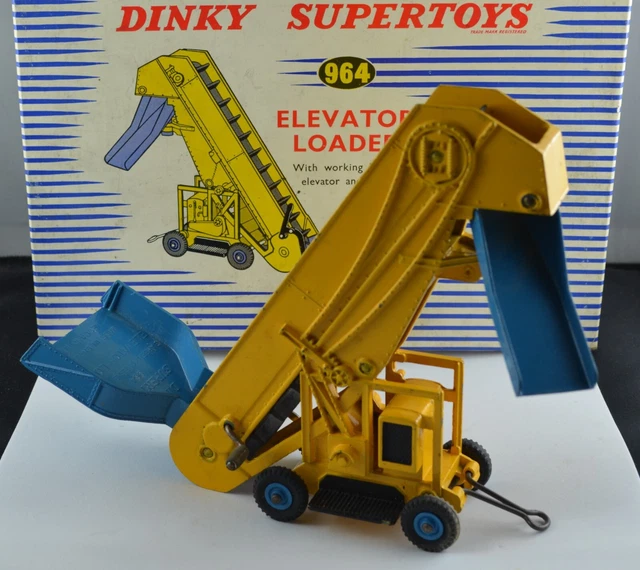 RARE ! DINKY TOYS SUPERTOYS ELEVATEUR LOADER N° 964 BOITE Box - REPARATIONS