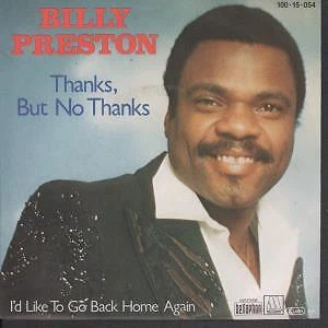 Billy Preston Thanks But No Thanks 7" vinyl Germany Motown 1982 B/w i'd like to