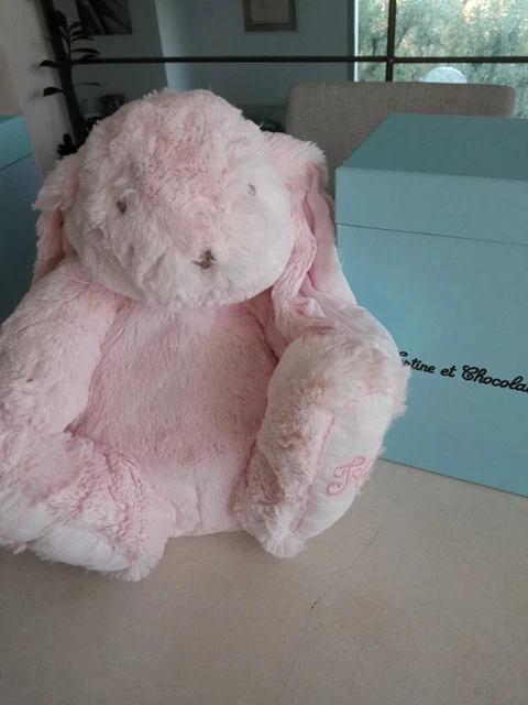 Peluche doudou lapin Tartine et Chocolat 25 cm TBE