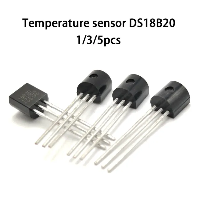 DS18B20 Digitaler Edelstahl Temperatursensor Temperaturfühler DS18B20  Temperaturfühler Sensor DS18B20 Wasserdichte Stahlsonde Sensor Wasserdichte