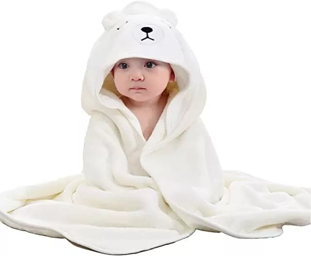 AUULA Baby Hooded Towel, Baby Bath Towels with Hood,Unique Animal Design 