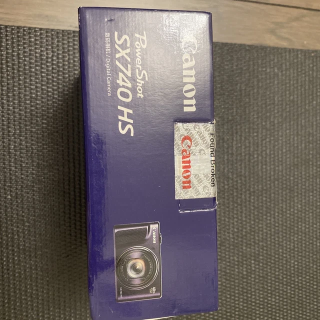 Cámara digital Canon PowerShot SX740 HS 20,3 MP 4K 40x zoom óptico Wi-Fi negra