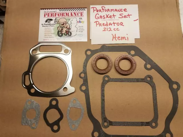 Predator 212cc Performance Gasket Set,Fits Hem 60363 Engines(Best on the Market)