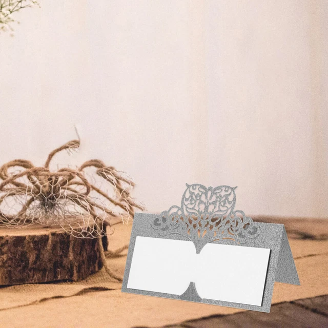 50 pz biglietti da tavolo matrimonio delicati biglietti da tavolo banchetto decorazione