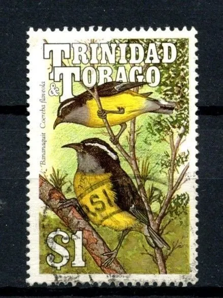 Trinidad & Tobago 1990 SG#791 $1 Birds USed #A25721