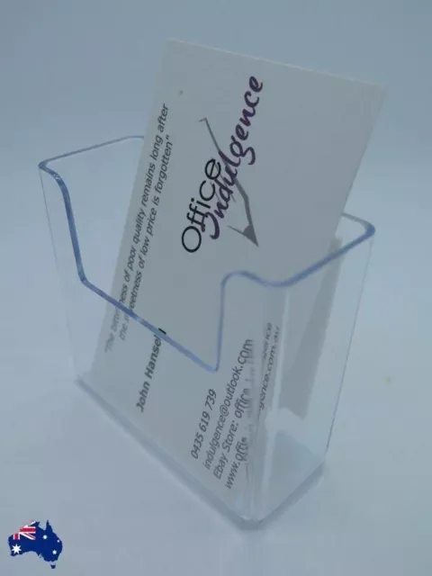 Deflect-o Portrait Wall Mounted Business Card Holder 70 x 65 x 30mm 80401