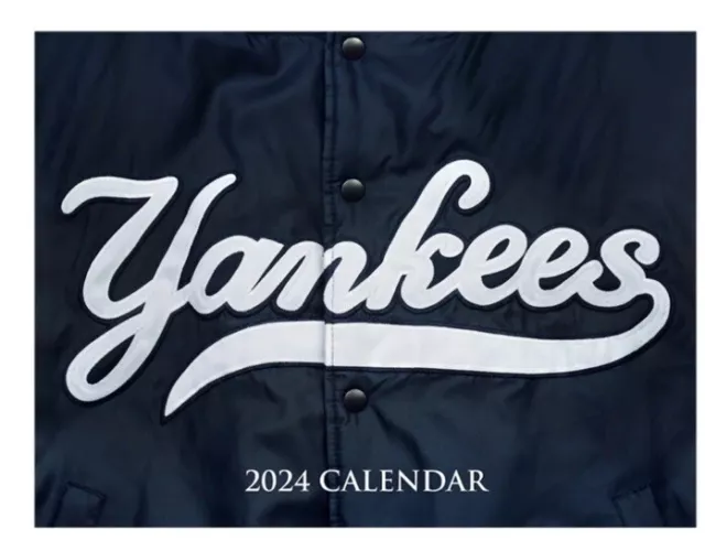 2024 WALL CALENDAR Schedule New York Yankees SGA Stadium Baseball Aaron
