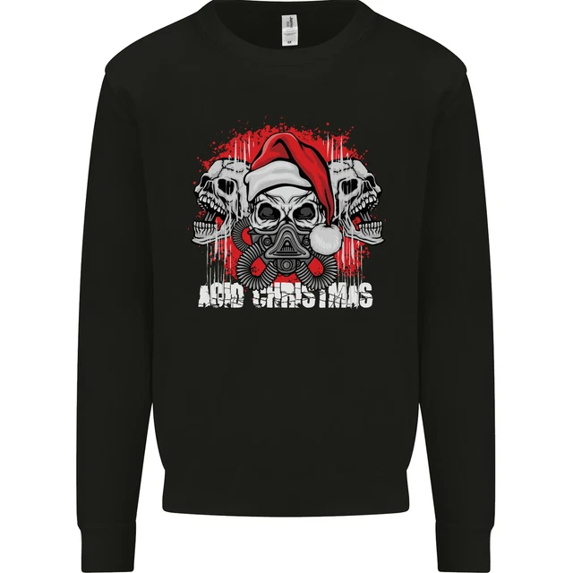Acido Natale Teschi Bambini Felpa Maglione