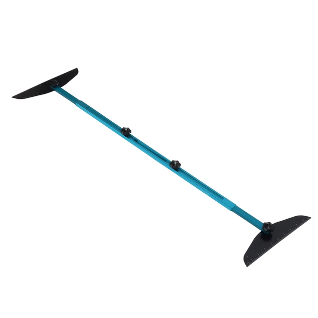 Herramienta de plantilla de banda de rodadura de escalera de metal de aluminio (azul) de 0 ° a HG