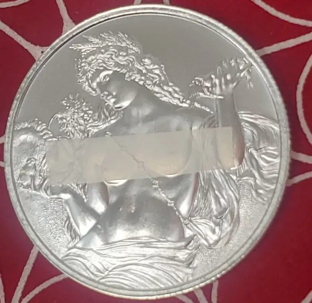 Four Seasons Sexy Summer 🔥 1 Troy Oz Silver Round .999 BU with Capsule 🔥🔥